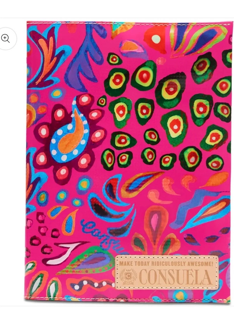 Consuela (Ceci) Bright Pink Floral Notebook